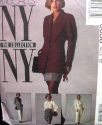 5638 NY NY JACKET,BLOUSE,HI WST DRAPE SKIRT,PANTS PATTERN 12,14